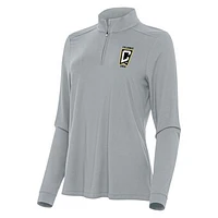 Women's Antigua Columbus Crew Logo Intent Quarter-Zip Top