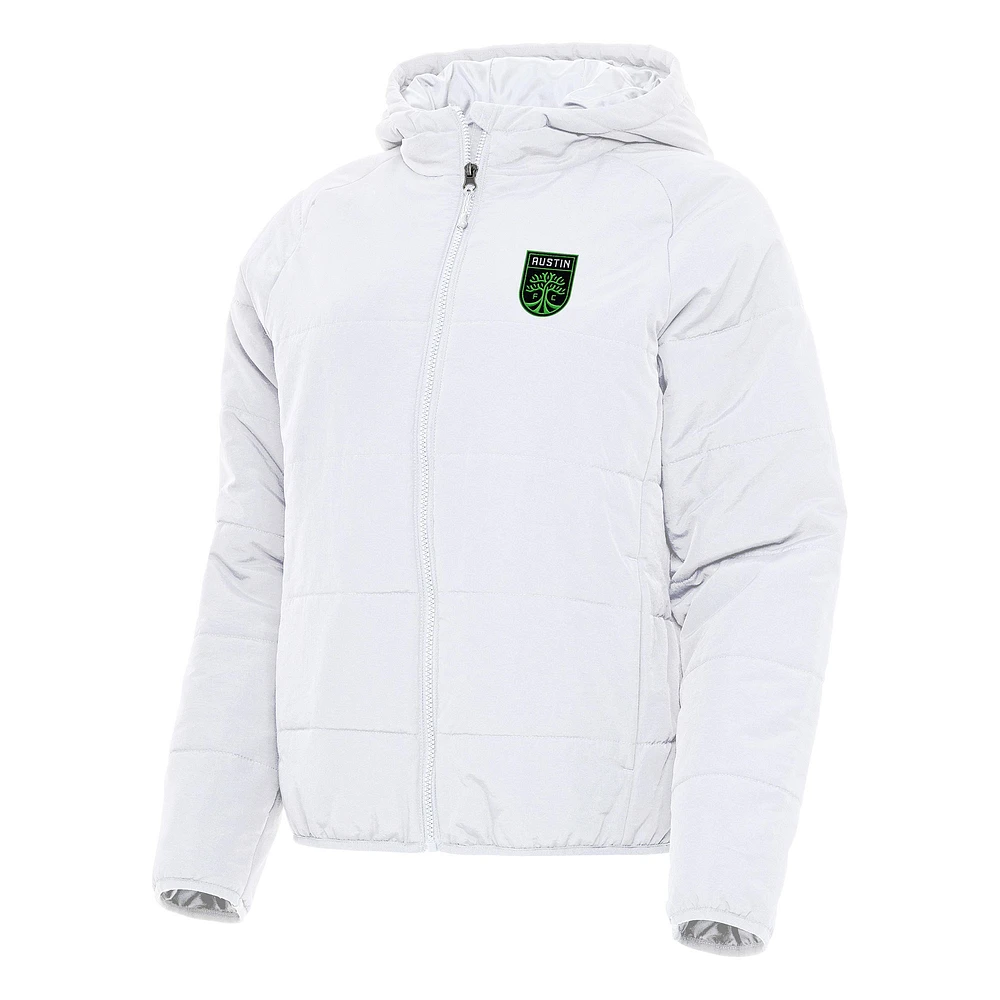 Women's Antigua Austin FC Universe Raglan Full-Zip Jacket
