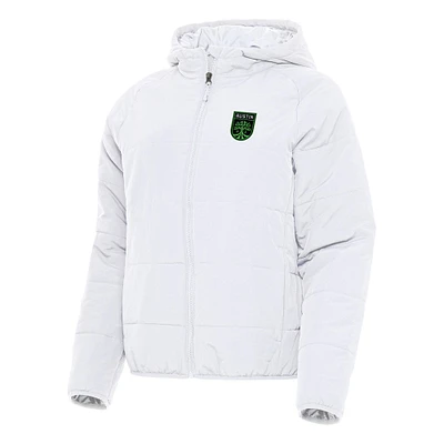 Women's Antigua Austin FC Universe Raglan Full-Zip Jacket