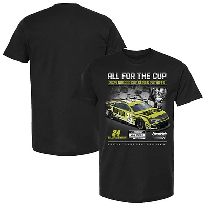 Men's Hendrick Motorsports Team Collection Black William Byron 2024 NASCAR Cup Series Playoffs Raptor T-Shirt