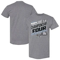 Men's Checkered Flag Sports Heather Gray 2024 NASCAR Cup Series Championship Four T-Shirt