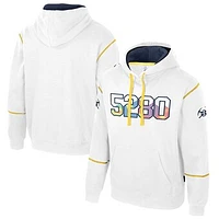 Unisex Stadium Essentials White Denver Nuggets 2024/25 City Edition Monument Pullover Hoodie