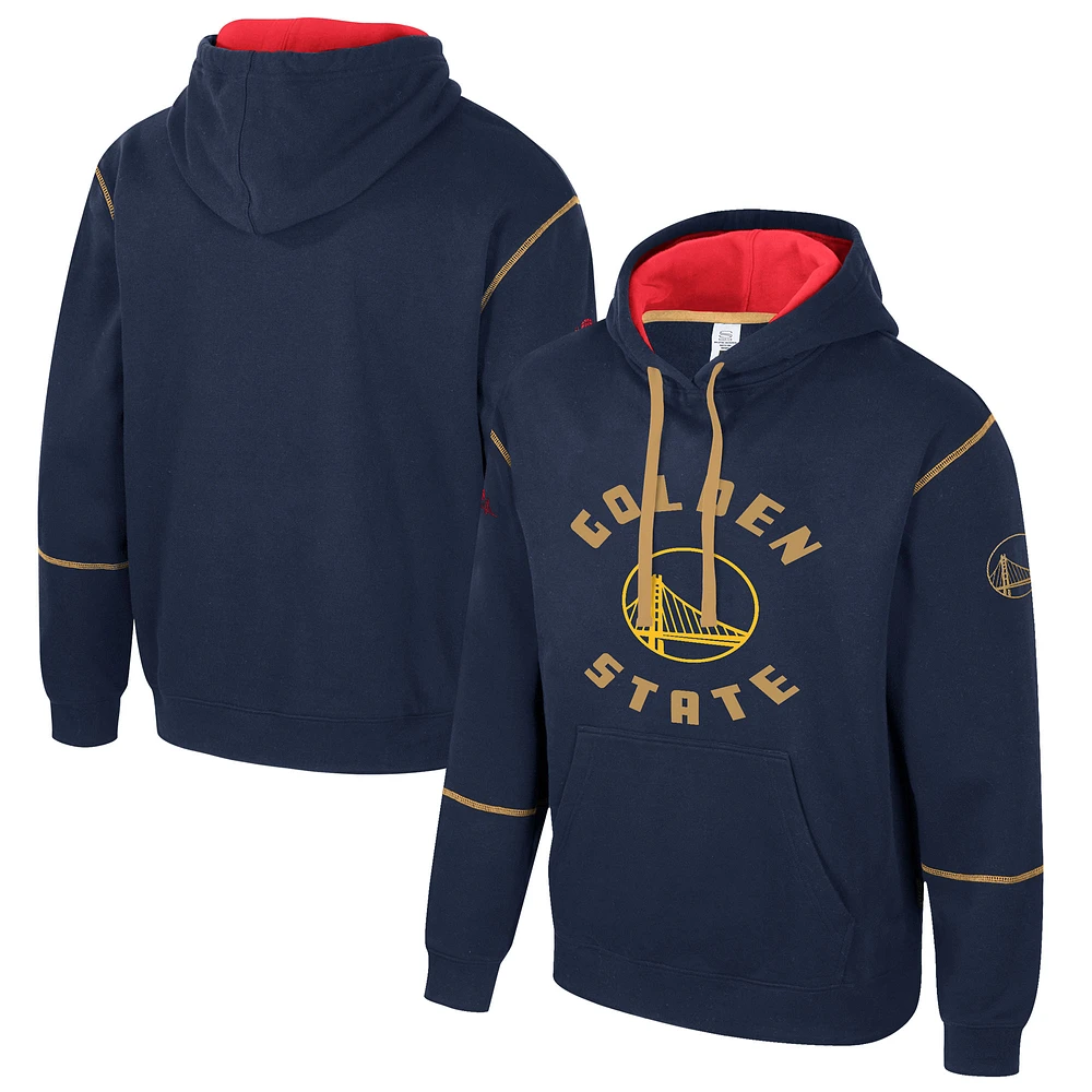 Unisex Stadium Essentials Navy Golden State Warriors 2024/25 City Edition Monument Pullover Hoodie