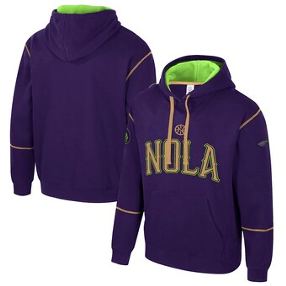 Unisex Stadium Essentials Purple New Orleans Pelicans 2024/25 City Edition Monument Pullover Hoodie