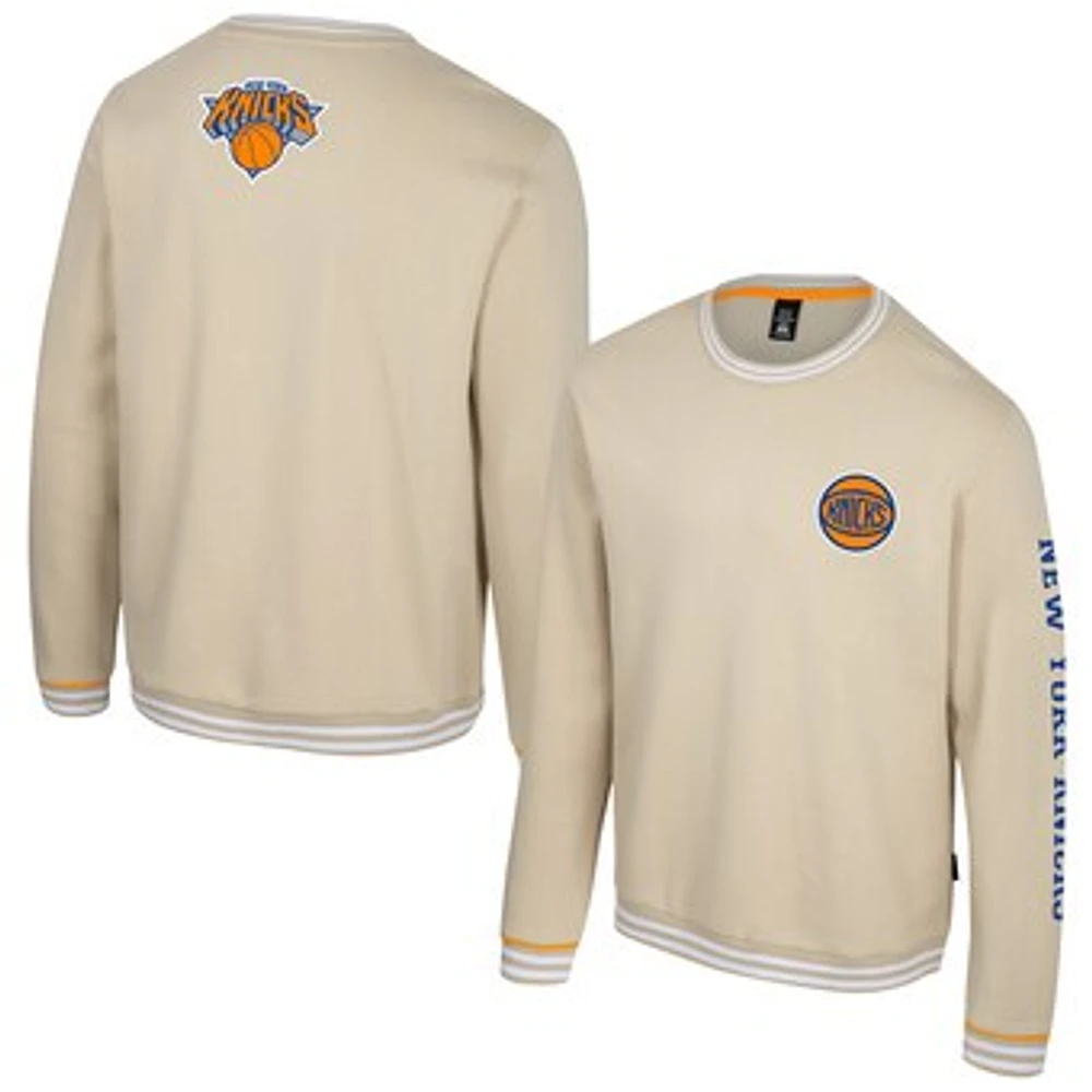 Unisex Stadium Essentials Natural New York Knicks Halftime Pullover Sweatshirt