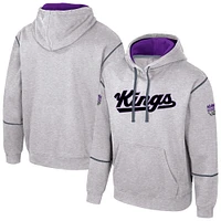 Unisex Stadium Essentials Heather Gray Sacramento Kings Monument Pullover Hoodie