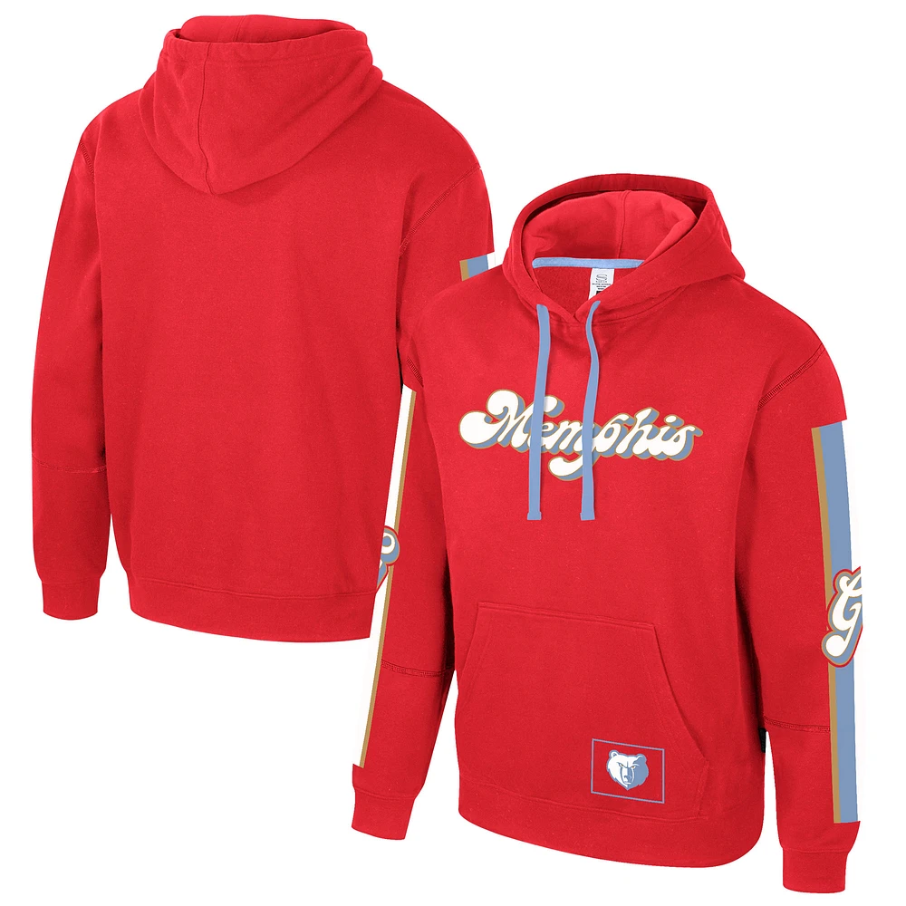 Unisex Stadium Essentials Red Memphis Grizzlies 2024/25 City Edition Star Pullover Hoodie