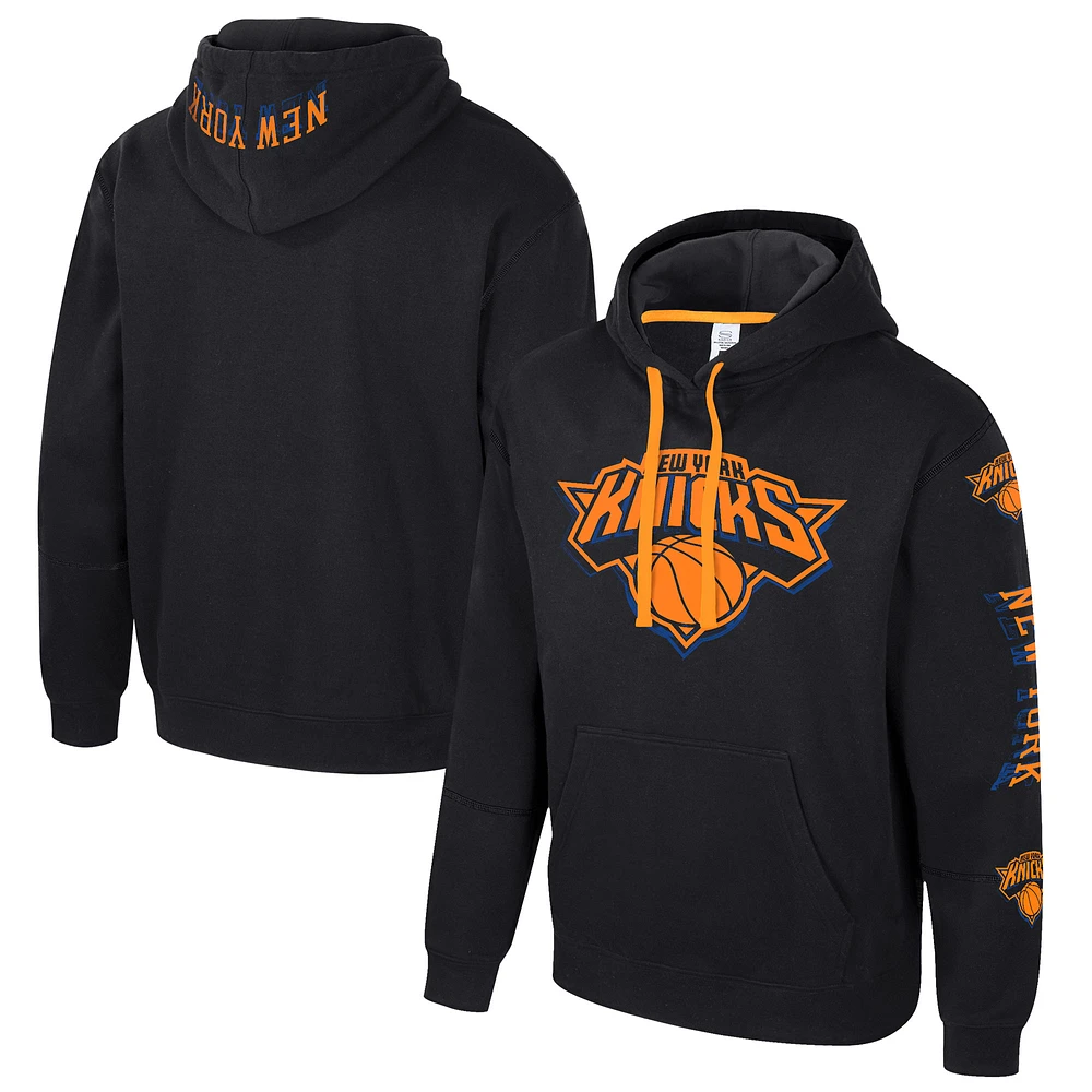 Unisex Stadium Essentials Black New York Knicks 2024/25 City Edition Elementized Pullover Hoodie