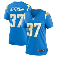 Women's Nike Tony Jefferson  Powder Blue Los Angeles Chargers Team Game Jersey