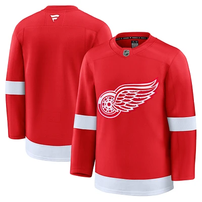 Men's Fanatics Red Detroit Wings Home Premium Jersey