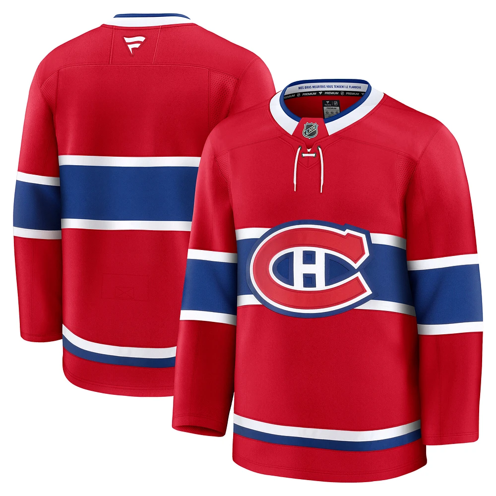 Men's Fanatics Red Montreal Canadiens Home Premium Jersey