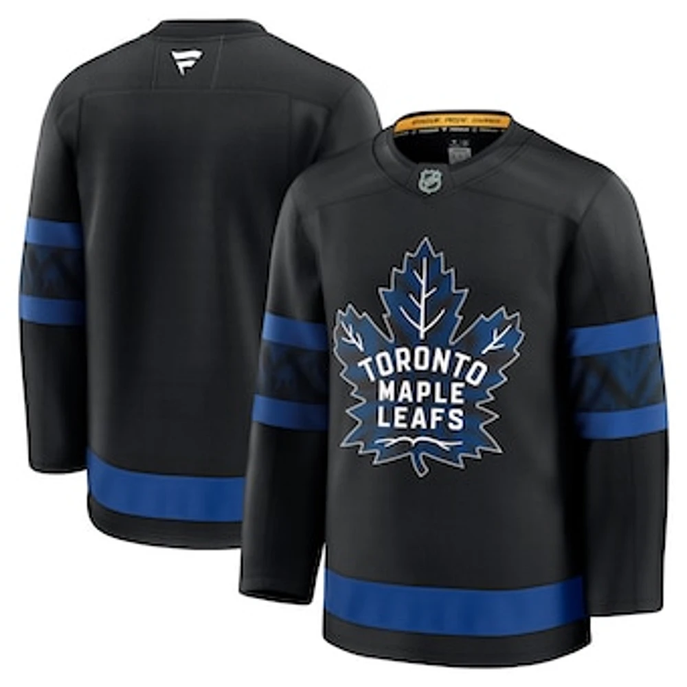 Men's Fanatics Black Toronto Maple Leafs Alternate Premium Jersey