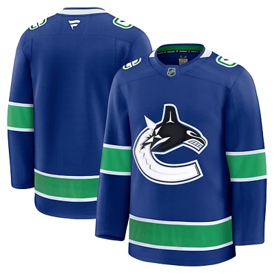 Men's Fanatics  Blue Vancouver Canucks Home Premium Jersey