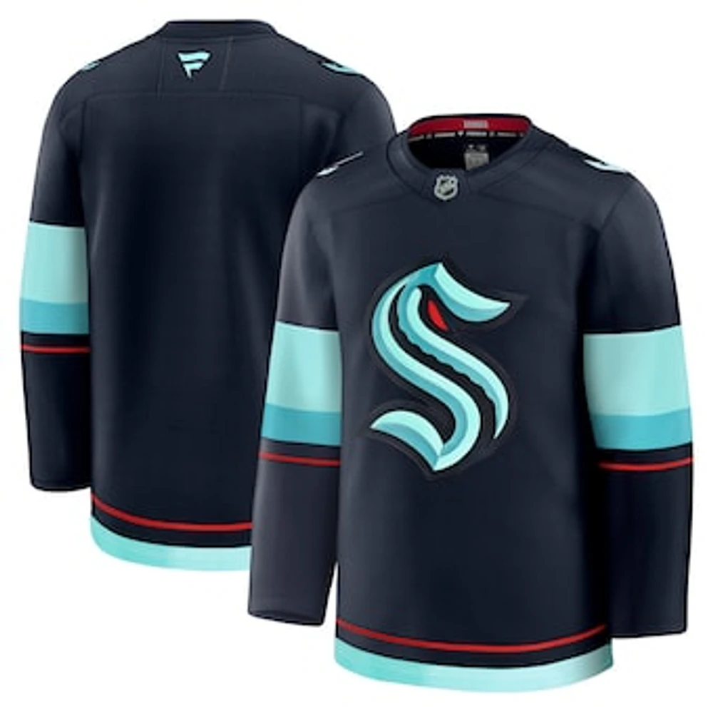 Men's Fanatics Deep Sea Blue Seattle Kraken Home Premium Jersey