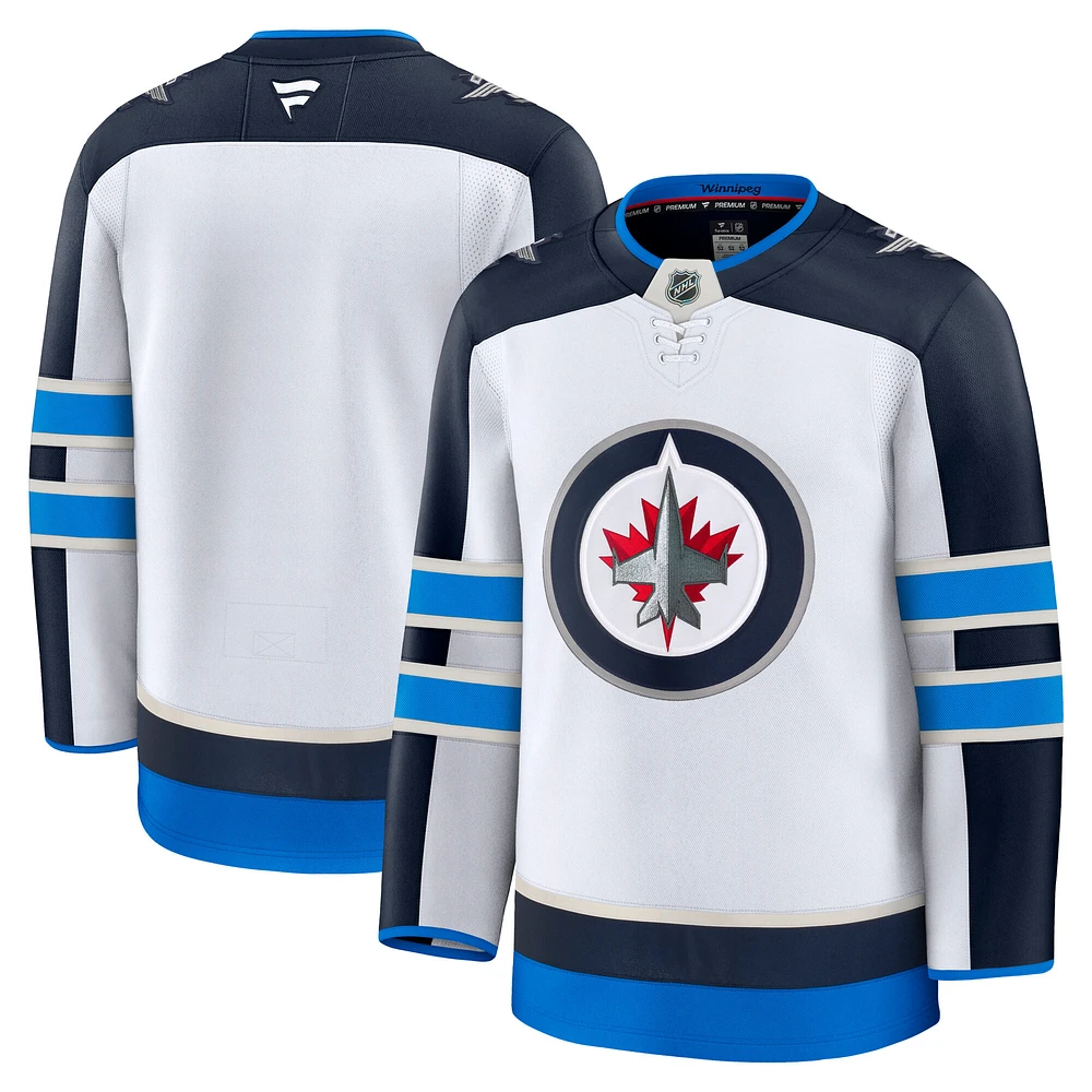 Men's Fanatics White Winnipeg Jets Away Premium Jersey