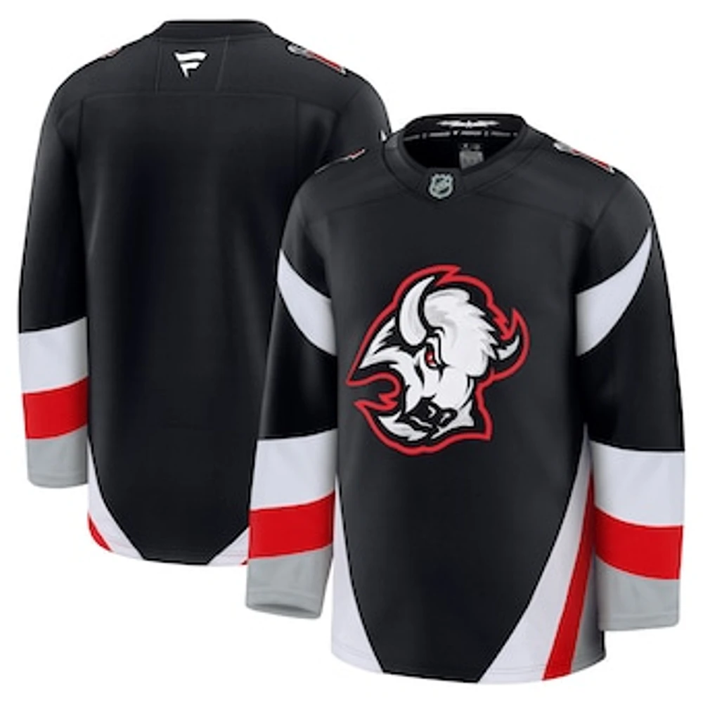 Men's Fanatics Black Buffalo Sabres Alternate Premium Jersey