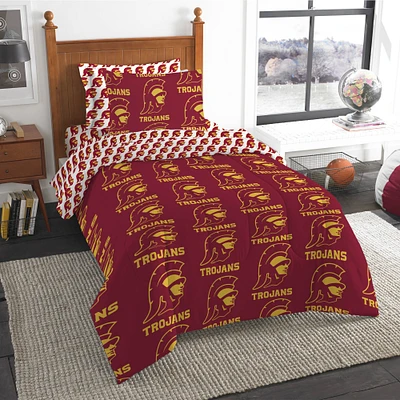 The Northwest Group USC Trojans Five-Piece Twin Bed in a Bag Set