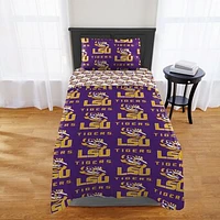 The Northwest Group LSU Tigers Five-Piece Twin Bed in a Bag Set