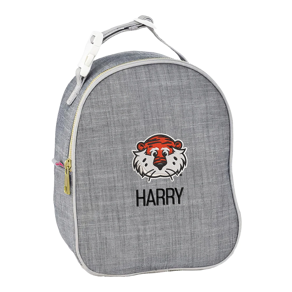 Youth Chad & Jake Auburn Tigers Personalized Mascot Insulated Lunch Bag
