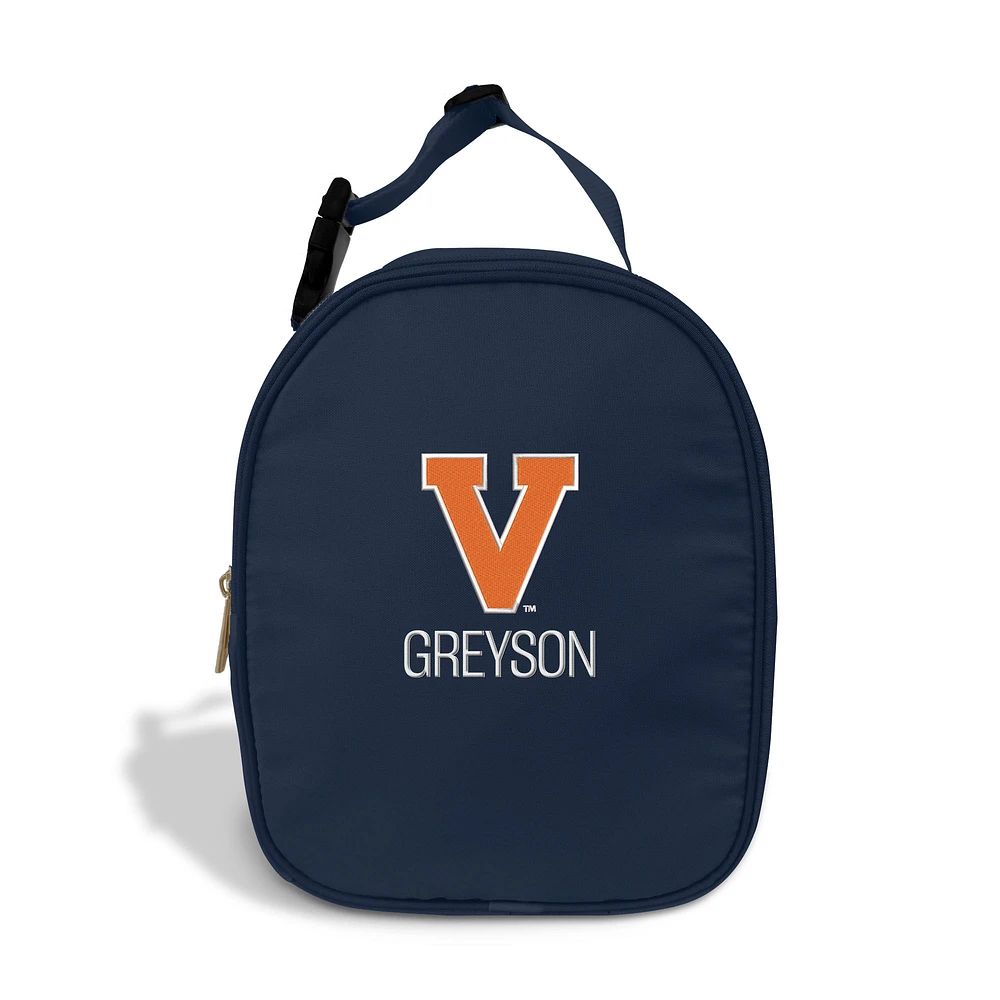 Youth Chad & Jake Virginia Cavaliers Personalized Institutional Insulated Lunch Bag
