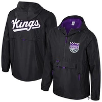 Unisex Stadium Essentials Black Sacramento Kings Compete Quarter-Zip Windbreaker Jacket