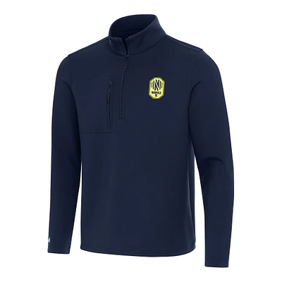 Men's Antigua Navy Nashville SC Insider Quarter-Zip Jacket