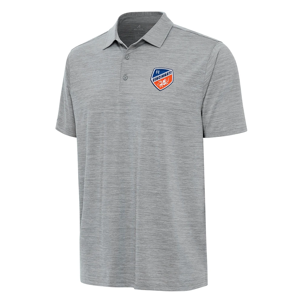 Men's Antigua Heather FC Cincinnati Layout Polo