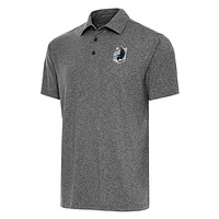 Men's Antigua Heather Charcoal Minnesota United FC Big & Tall Par 3 Polo