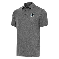 Men's Antigua Heather Charcoal Minnesota United FC Big & Tall Par 3 Polo