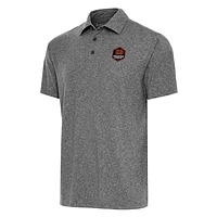 Men's Antigua Heather Charcoal Houston Dynamo FC Big & Tall Par 3 Polo