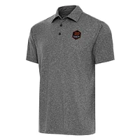Men's Antigua Heather Charcoal Houston Dynamo FC Big & Tall Par 3 Polo