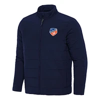 Men's Antigua Navy FC Cincinnati Swelter Full-Zip Jacket