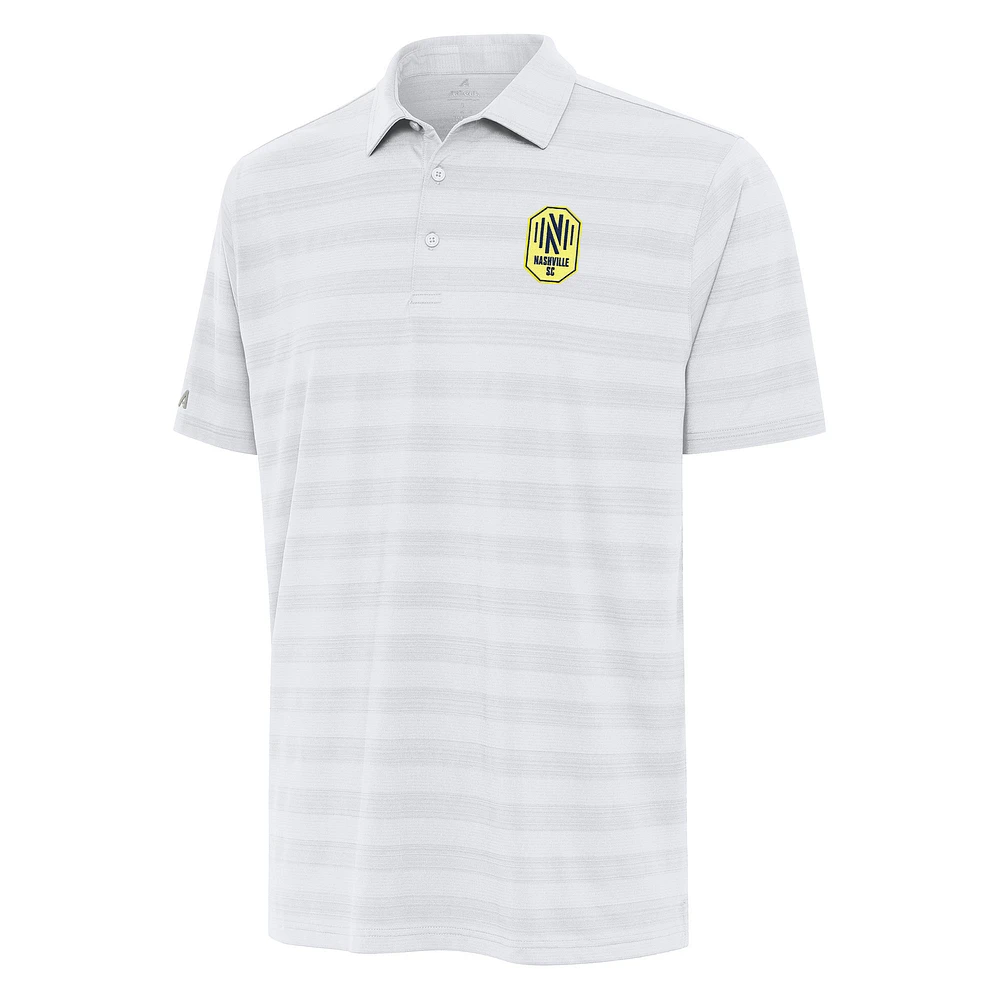 Men's Antigua White Nashville SC Tunnel Polo
