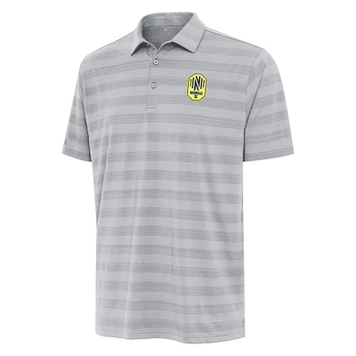 Men's Antigua Gray Nashville SC  Tunnel Polo