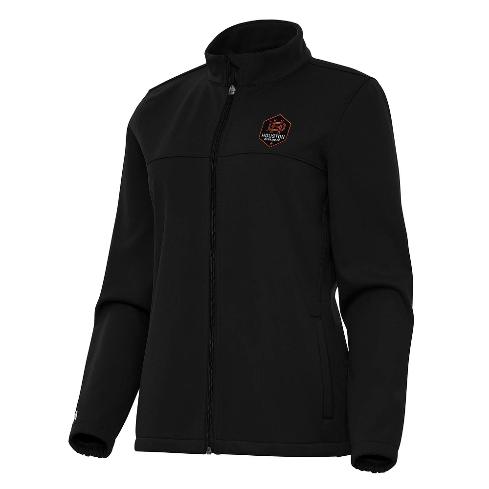 Women's Antigua Houston Dynamo FC Links 2 Full-Zip Golf Jacket