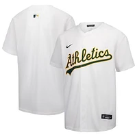 Youth Nike White Athletics Home Game Jersey