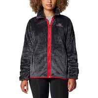 Women's Columbia  Black Georgia Bulldogs Fireside II Sherpa Full-Zip Jacket