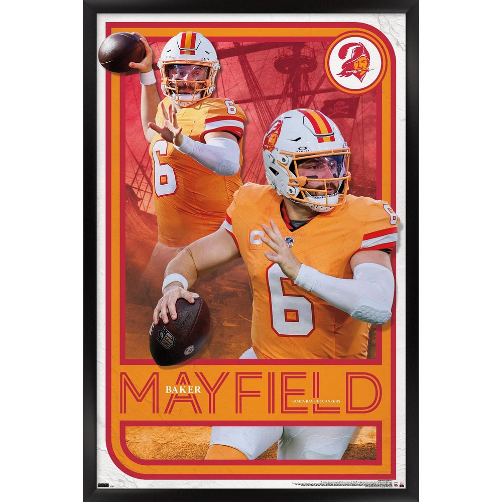 Baker Mayfield Tampa Bay Buccaneers Framed 22.4" x 34" Player Poster