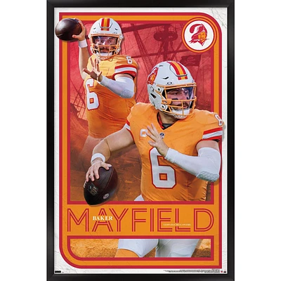 Baker Mayfield Tampa Bay Buccaneers Framed 22.4" x 34" Player Poster