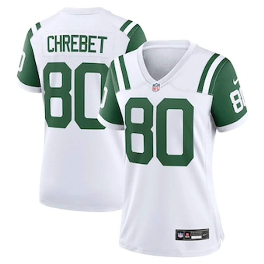 Women's Nike Wayne Chrebet White New York Jets Classic Alternate Retired Player Game Jersey