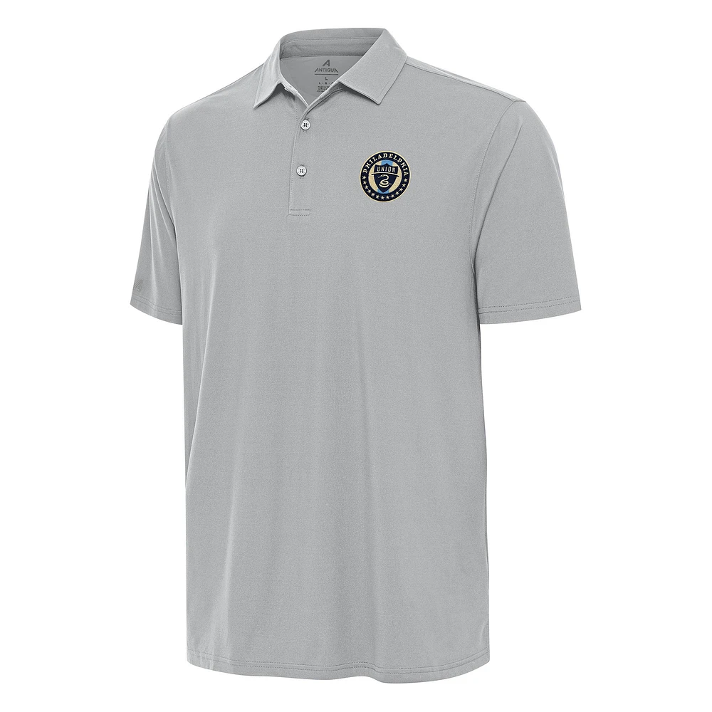Men's Antigua Gray Philadelphia Union Era Polo