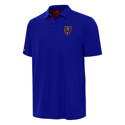 Men's Antigua Royal/Red Real Salt Lake Era Polo