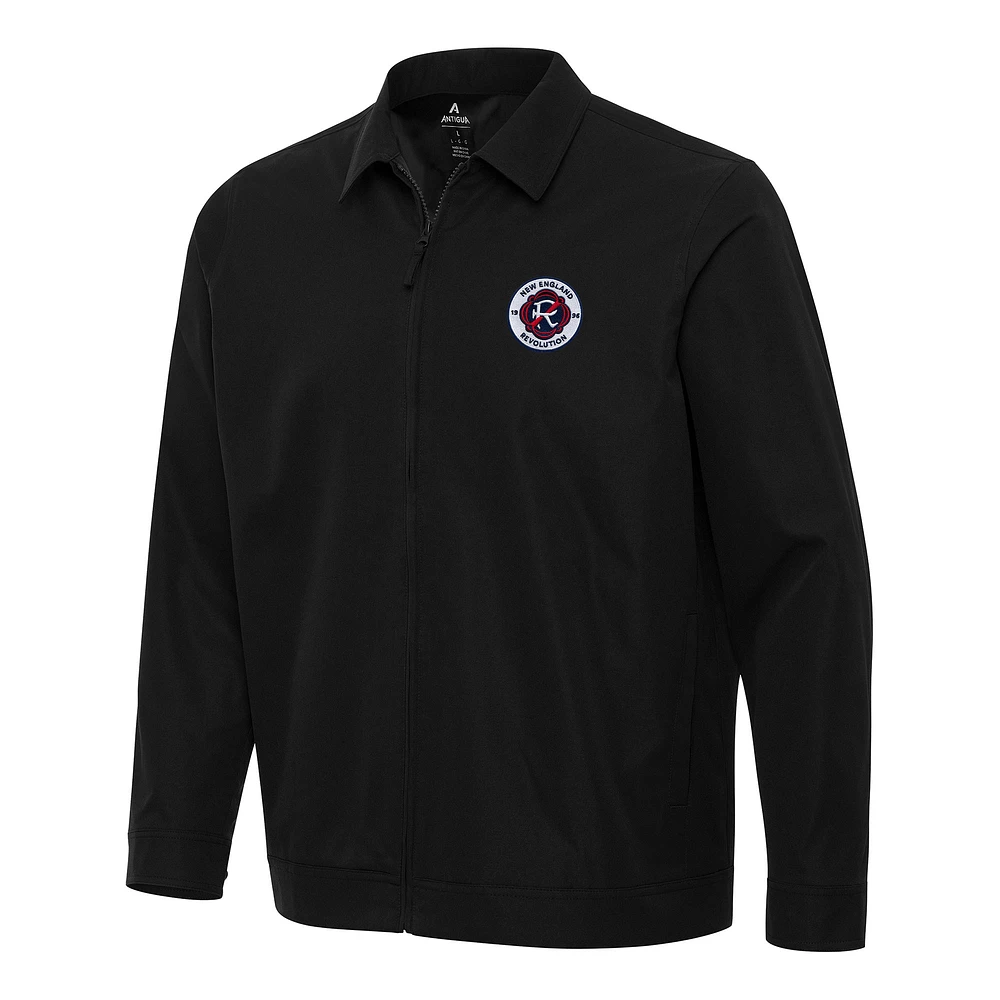 Men's Antigua New England Revolution Pivot Full-Zip Jacket