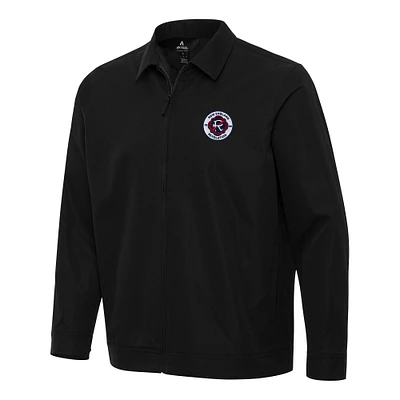 Men's Antigua New England Revolution Pivot Full-Zip Jacket