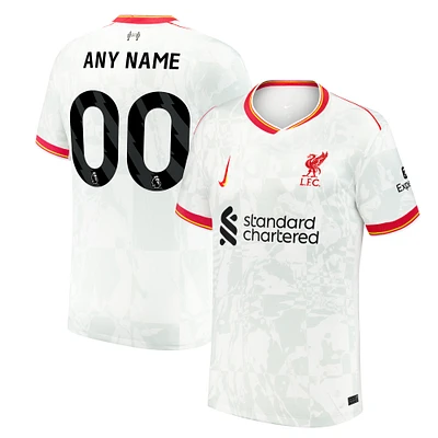 Youth Nike  White Liverpool 2024/25 Third Custom Replica Jersey