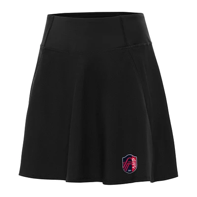 Women's Antigua Black St. Louis City SC Chip Skort