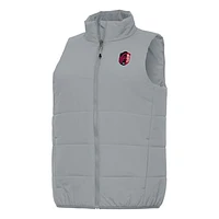 Women's Antigua Gray St. Louis City SC Experience Full-Zip Vest