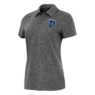 Women's Antigua Heather Sporting Kansas City Matter Polo