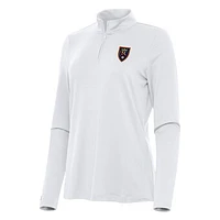 Women's Antigua Real Salt Lake Reprocess Quarter-Zip Jacket
