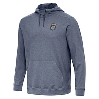 Men's Antigua Heather Navy San Diego FC Cloud Pullover Hoodie